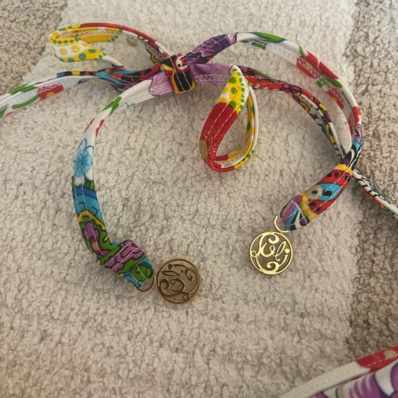 Luli Fama floral swim top with tassel - Women’s Small - Picture 5 of 7